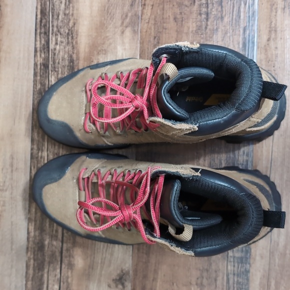 5.11 Tactical Cable Hiker Coyote Brown Leather Hightop Boots Size 11.5 - Picture 6 of 10